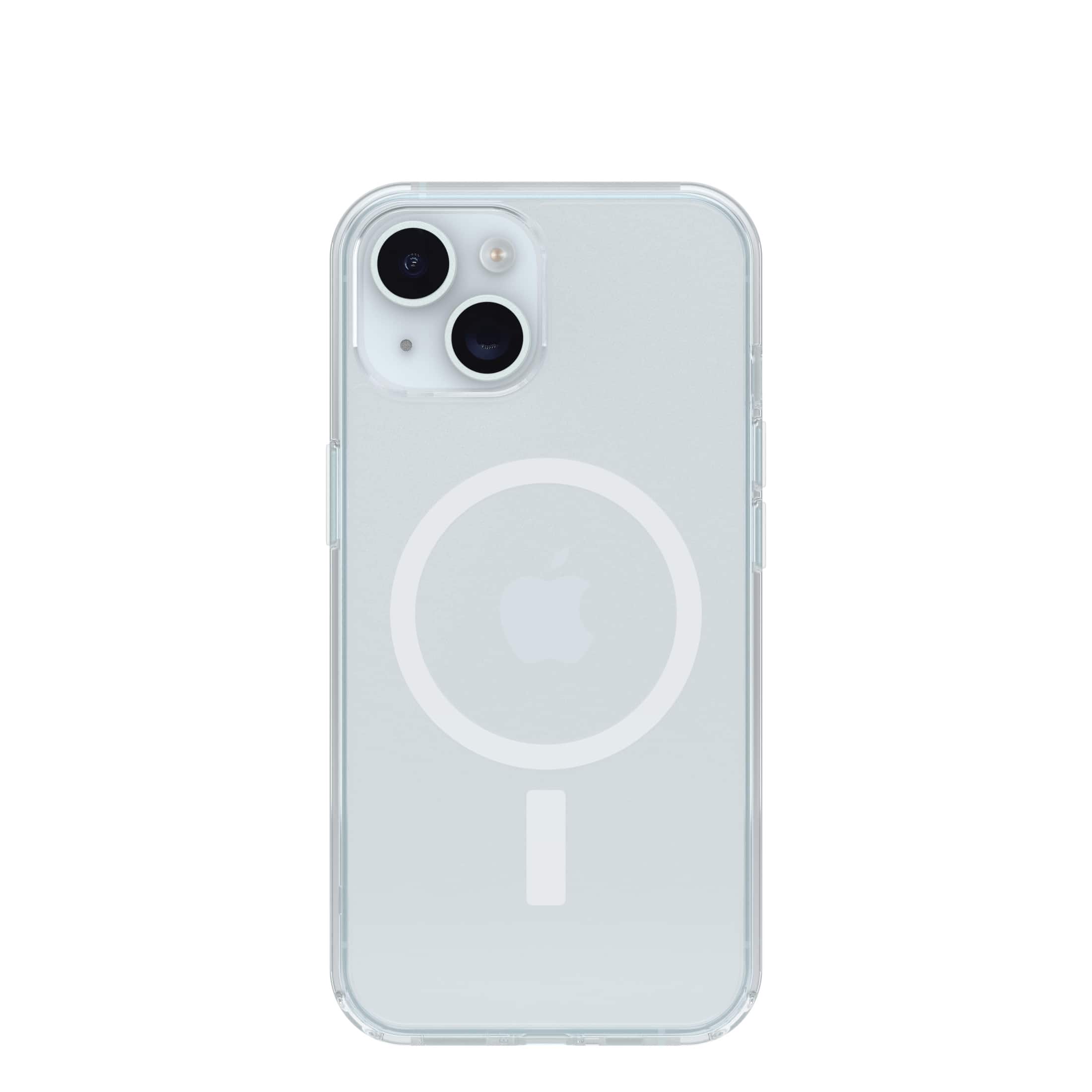 OtterBox - Symmetry Series Soft Shell for MagSafe for iPhone 15, iPhone 13, iPhone 14 - Clear - Front_Zoom