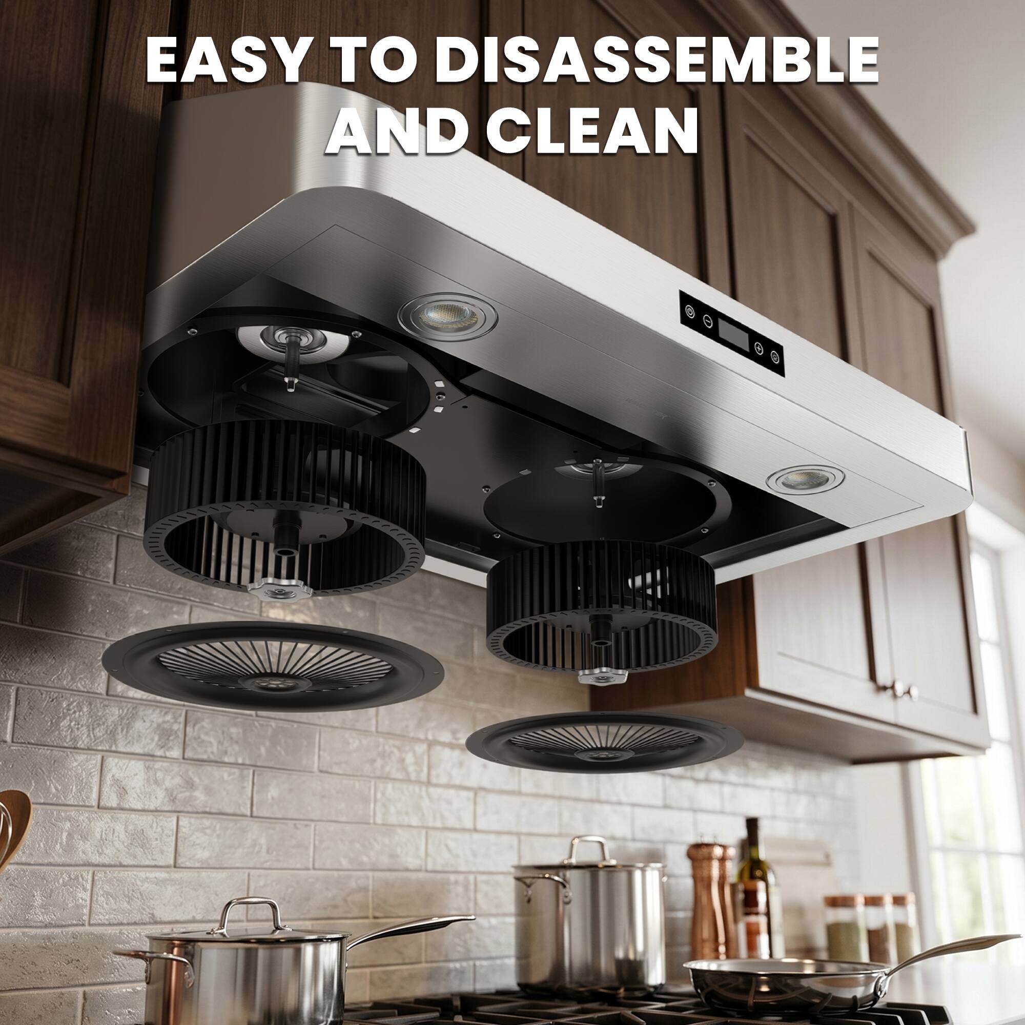 EASY TO DISASSEMBLE AND CLEAN