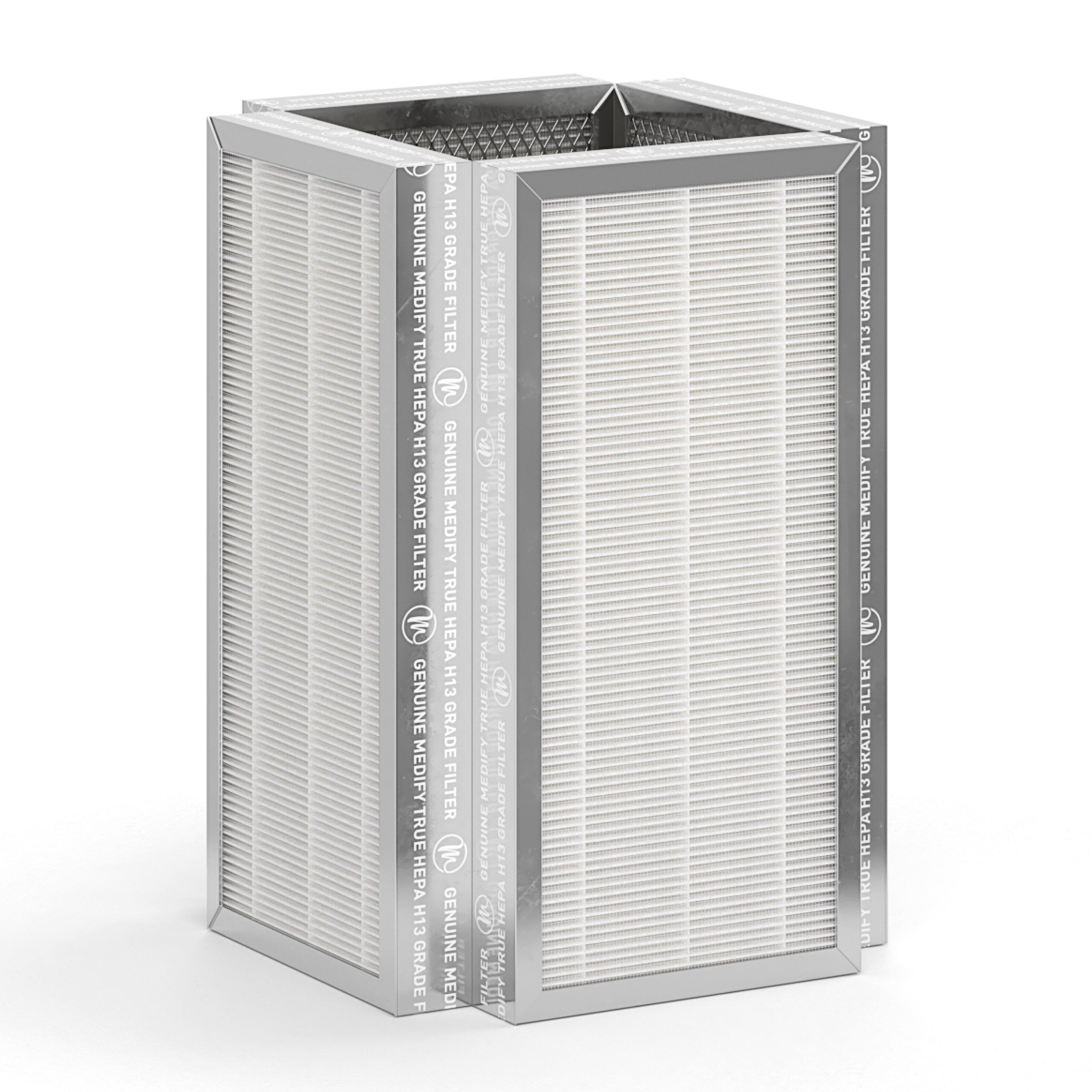 Front. Medify Air - Medify True HEPA H13 Replacement Filter for MA-50 - Silver.