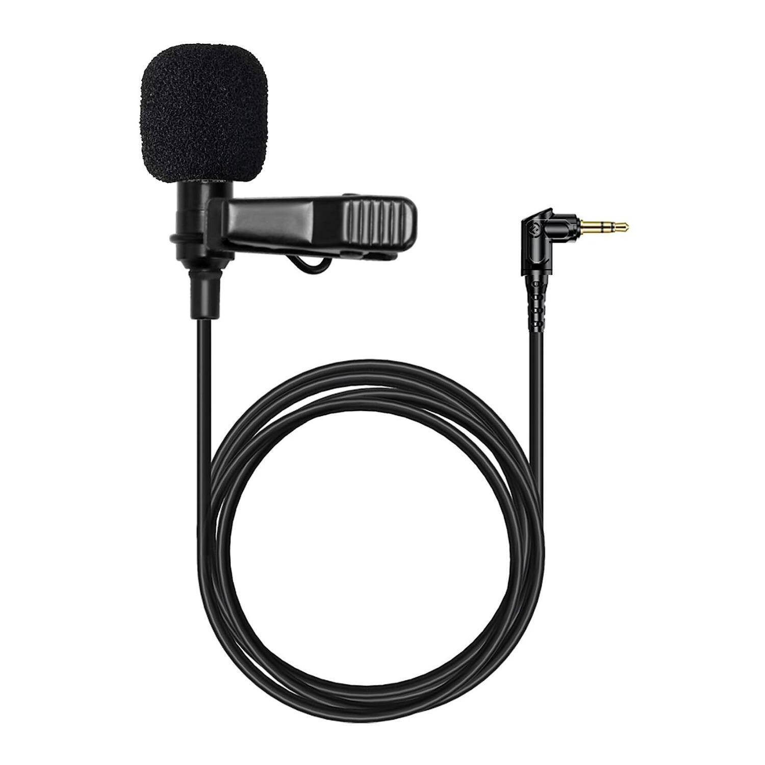 Front. HOLLYLAND - Hollyland Omnidirectional Lavalier Microphone for LARK MAX Mic System (Black).