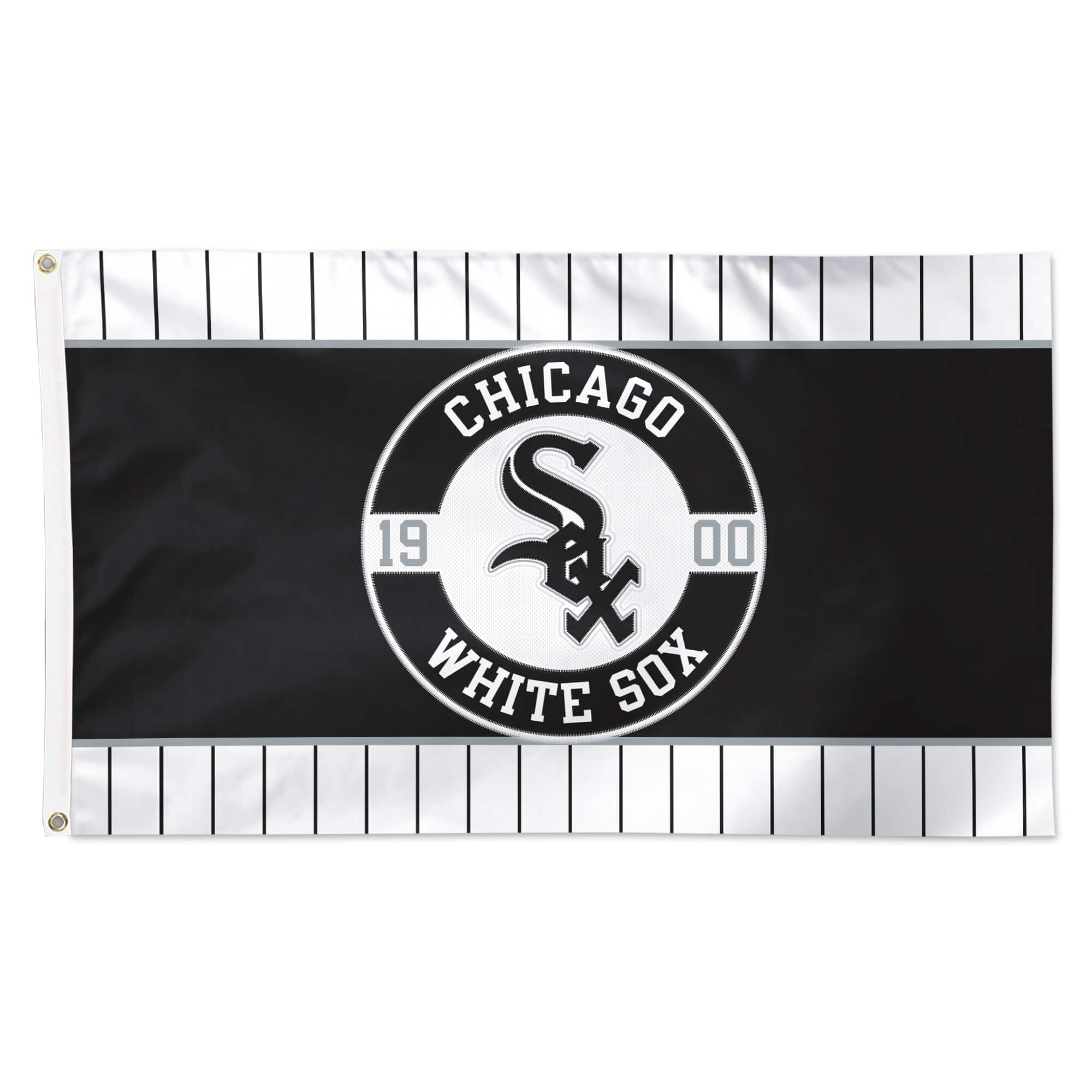 WinCraft - Chicago White Sox 3' x 5' Applique Flag - Multicolor