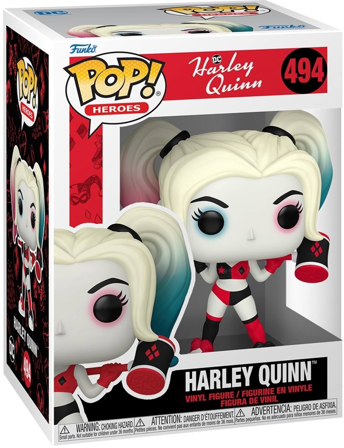 16 COOP Toake Funko DC POP! Harley 494 A HEROES Quinn HERGES MACLET DE OUN 4 HARLEY QUINN VINYLE I FIGURINE EN VINYL FIGURE DE VINIL FIGURA DE ASFIXIA. ADVERTENCIA: PELIGRO meses. nios menores de 36 ATTENTION: DANGER D'TOUFFEMENT. Partes pequeras. No es adecuado para de moins de 36 mois. CHOKING HAZARD. convient pas aux enfants WARNING: under 36 months, Petites pieces. Ne Not suitable for children Smal parts.

Funko POP! HEROES
Harley Quinn
494

HARLEY QUINN™
VINYL FIGURE / FIGURINE EN VINYLE
FIGURA DE VINIL

WARNING: CHOKING HAZARD. Small parts. Not suitable for children under 36 months.
ATTENTION: DANGER D'ÉTOUFFEMENT. Petites pièces. Ne convient pas aux enfants de moins de 36 mois.
ADVERTENCIA: PELIGRO DE ASFIXIA. Partes pequeñas. No es adecuado