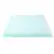 Left. Lucid Comfort Collection - Lucid Comfort Collection 4" Gel Memory Foam Topper, Twin XL - Blue.