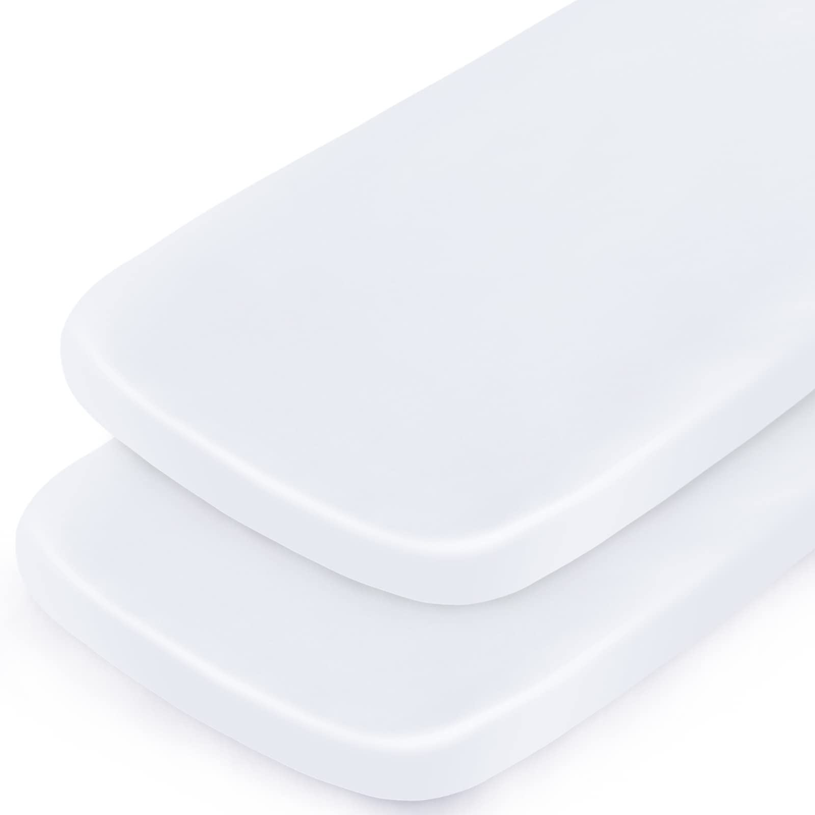 Front. MAGICAL RUBS - Bassinet Sheets For Girl Satin Bedside Sleeper To Fit Mika Micky&baby Delight&dream On Me&baby Joy Sheet Hair (33"x20... - White Bedside Bassinet Sheet 2.