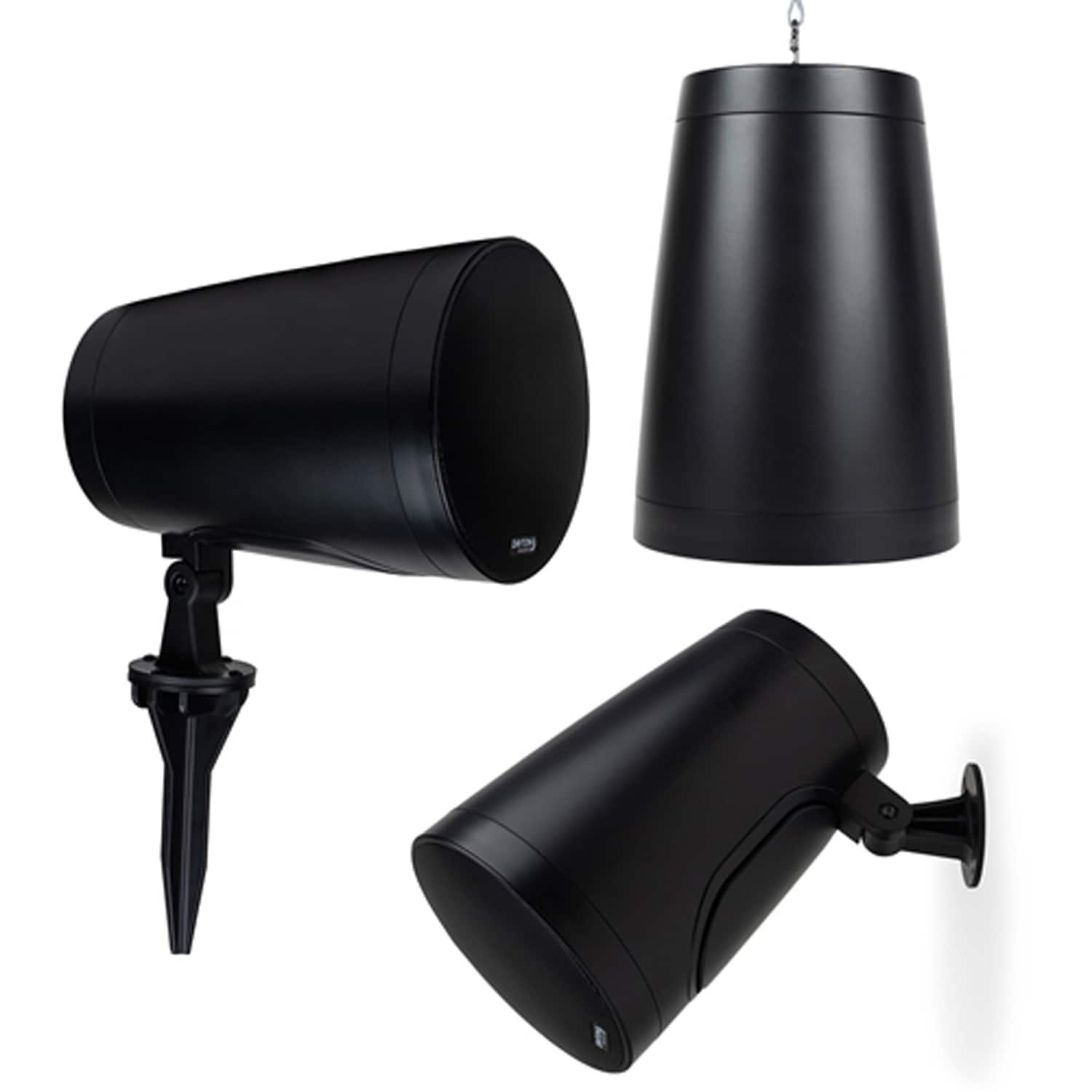 Dayton Audio - Wp60xtb Wp60xtb Indoor/outdoor/landscape Pendant Speaker With 6.5-in. Woofer, 70v/100v Multi-taps/8 Ohms - Black