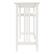 Left Zoom. OSP Home Furnishings - Sierra 36" Foyer Table - White Finish.