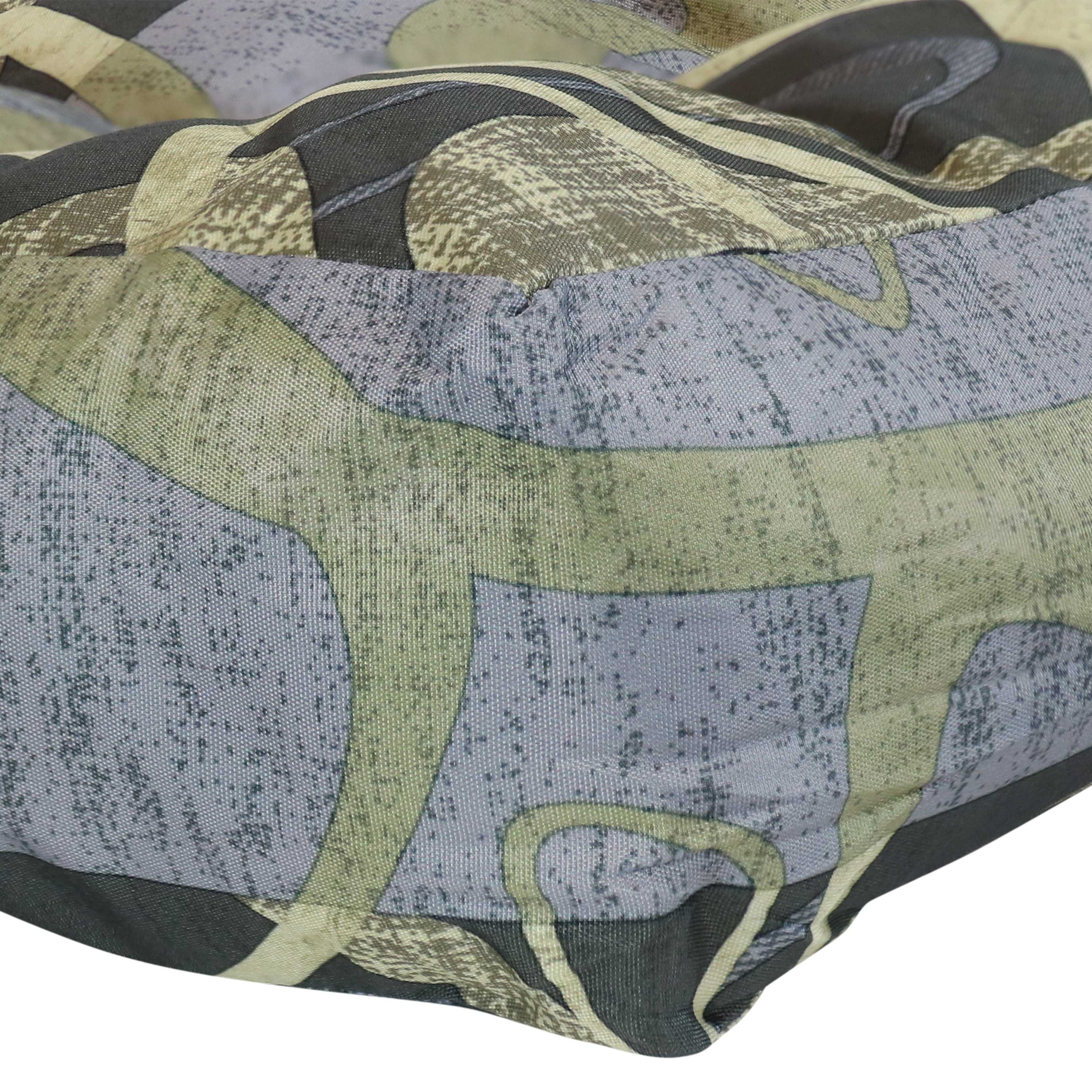 Alt View 5. Sunnydaze - Outdoor Square Tufted Seat Cushion - Set of 12 - Modern Jazz.