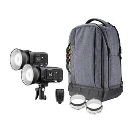 Westcott - FJ 2-Light Portable Portrait Flash Kit with Wireless Trigger for Sony