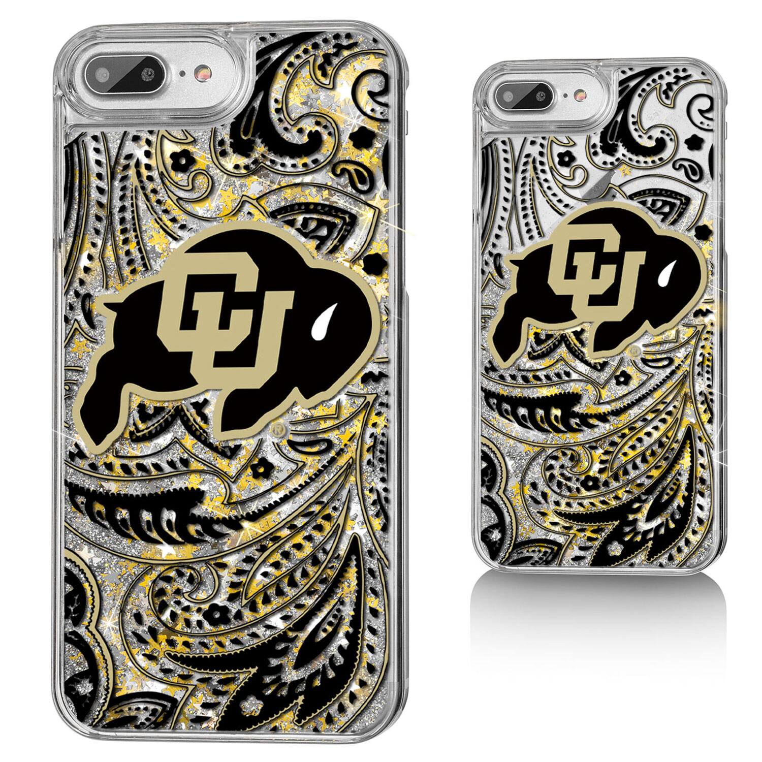 Keyscaper NCAA Colorado Buffaloes iPhone Glitter Paisley Design Case 14 ...