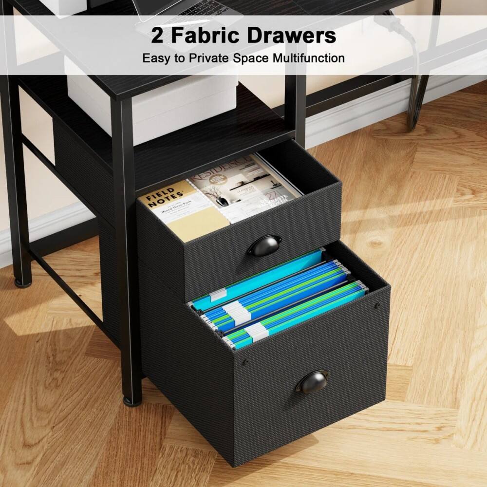 2 Fabric Drawers  
Easy to Private Space Multifunction