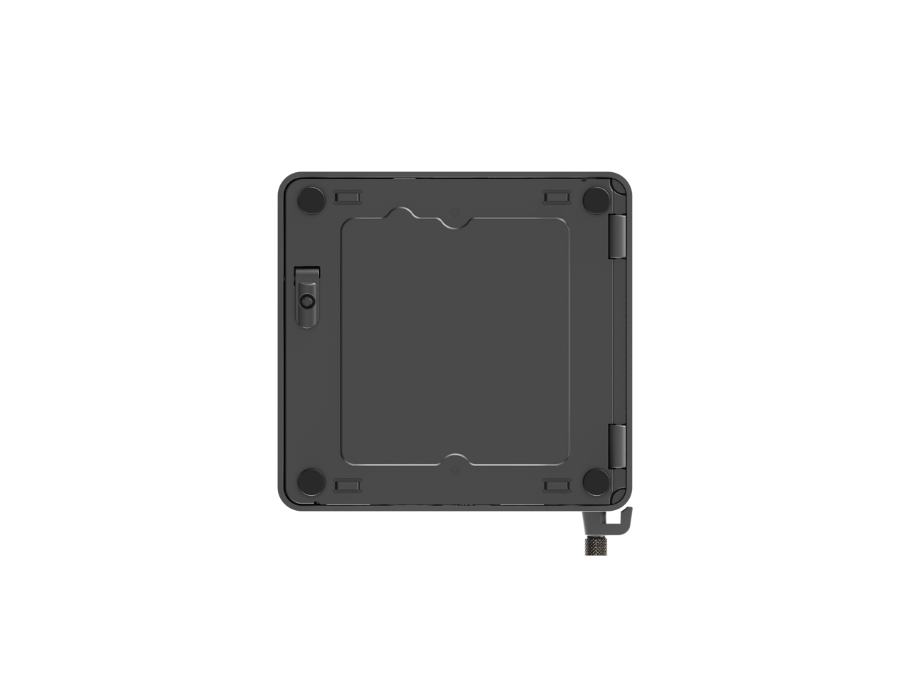 Alt View 8. ASUS - ASUS NUC 15 Pro Slim Barebone, Intel Core 5 210H, Dual Storage, Thunderbolt 4, Wi-Fi 7, Bluetooth 5.4 - Black.