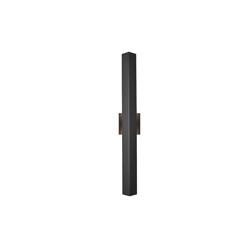 Alt View 1. Elegant Lighting - Troy 4.5 x 30 inch Outdoor Wall Sconce in Black - Black.