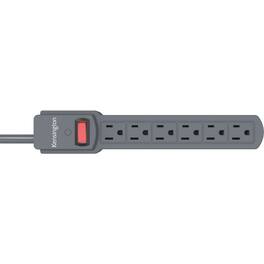 Kensington - 6-Outlet Power Strip - 6 x AC Power - 4 ft Cord - Unknown
