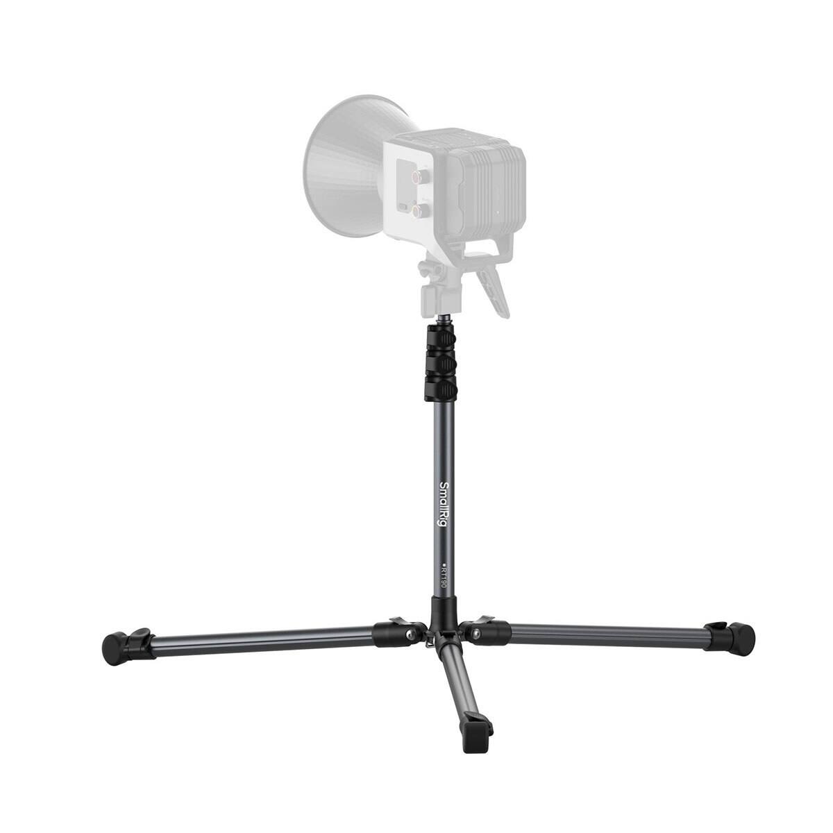 Smallrig RT190 6.2' 4 Section Reversible Portable Light Stand, Black ...