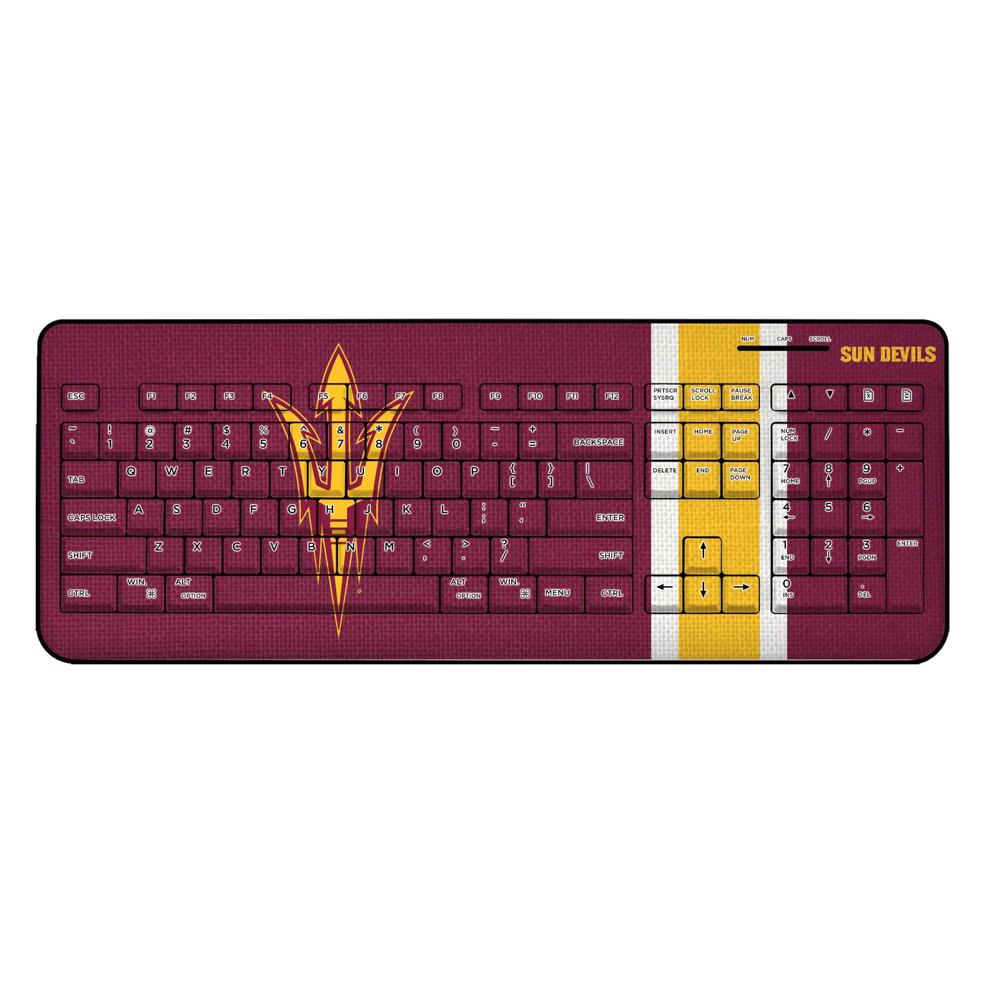 Photos - Keyboard Sun Keyscaper - Arizona State  Devils Wireless USB  - Multicolor 3364546 