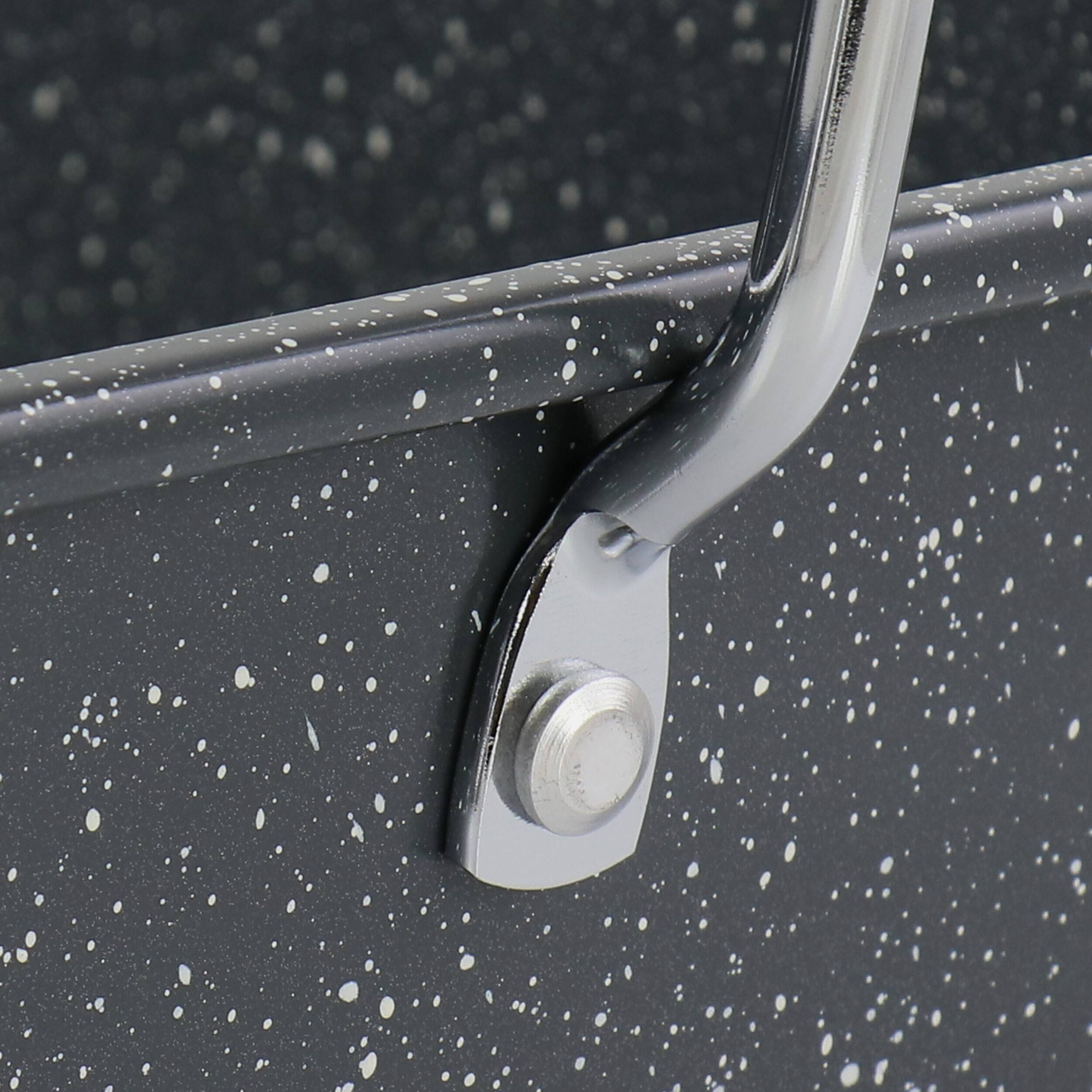 Alt View 5. Kenmore - Kenmore 16.5 Inch Large Carbon Steel Roaster With Rack - Gray.