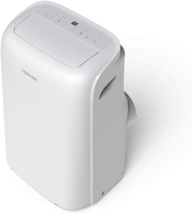 Alt View 4. Toshiba - TOSHIBA RAC-PD0812CRRU 8,000 BTU 115-Volt Portable Air Conditioner - WHITE.