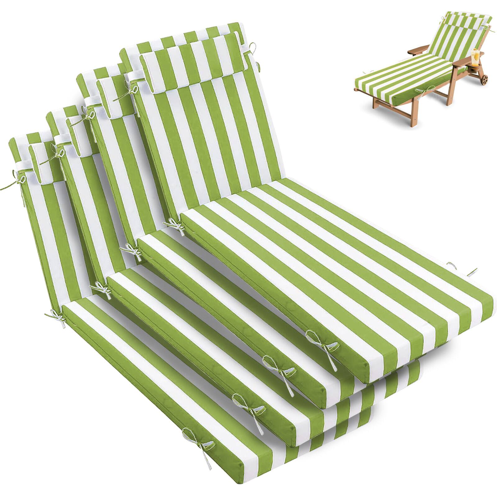 Olive Green with White Stripes