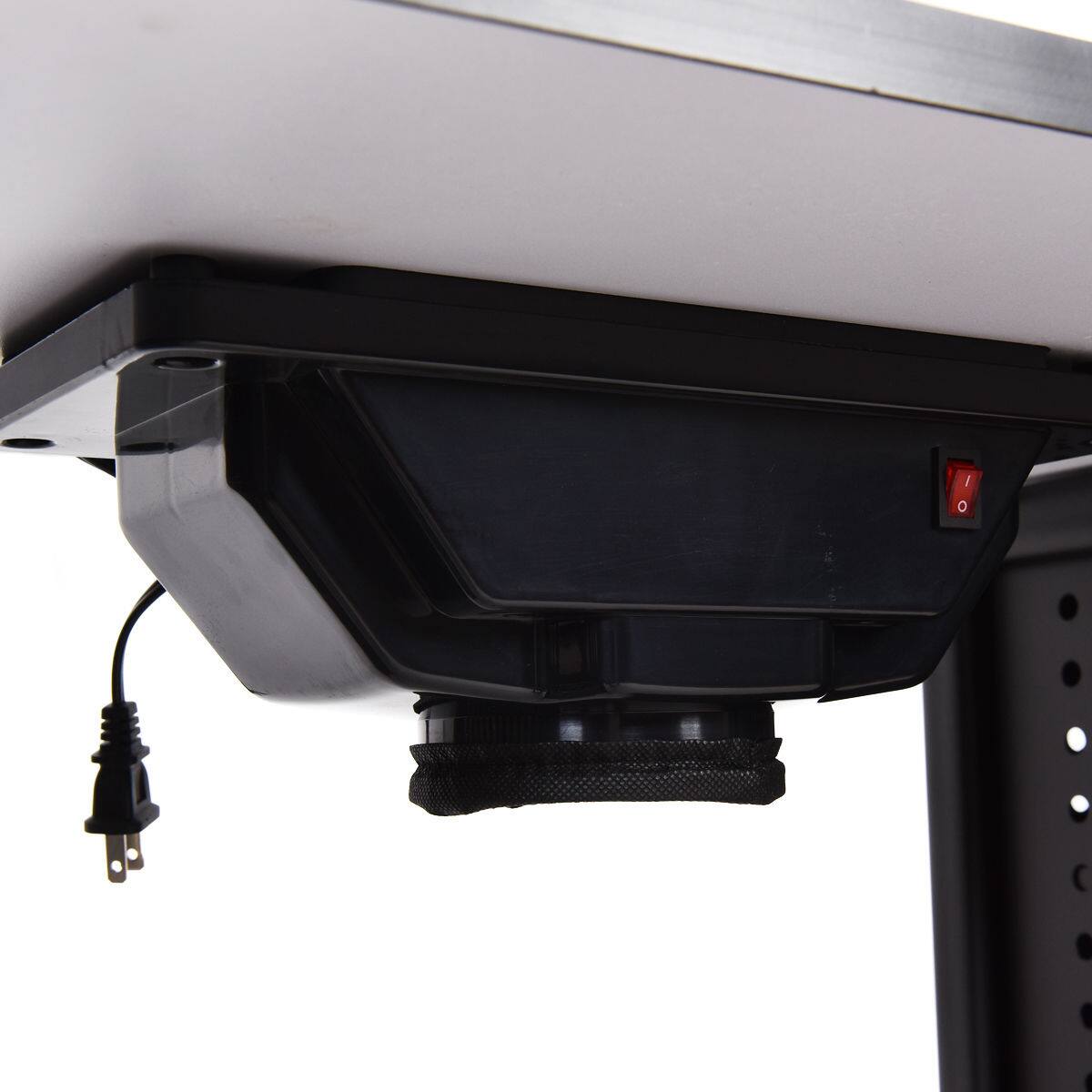 Alt View 8. Gymax - Gymax Manicure Nail Table Station Black Steel Frame Beauty Spa Salon Equipment Drawer - Black.