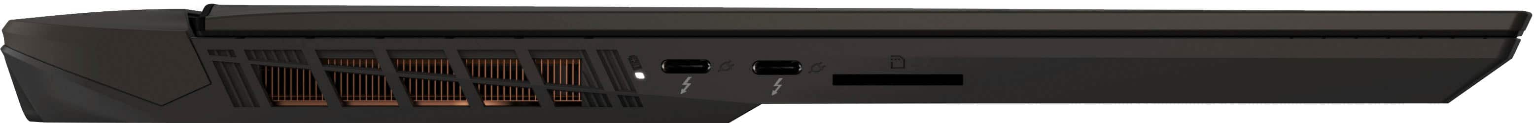 Alt View 6. MSI - Vector 16 HX AI 400 16" 240Hz QHD+ Gaming Laptop - Intel Ultra 9-275HX - GeForce RTX 5080 - 16GB Memory - 1TBSSD - Cosmo Gray.