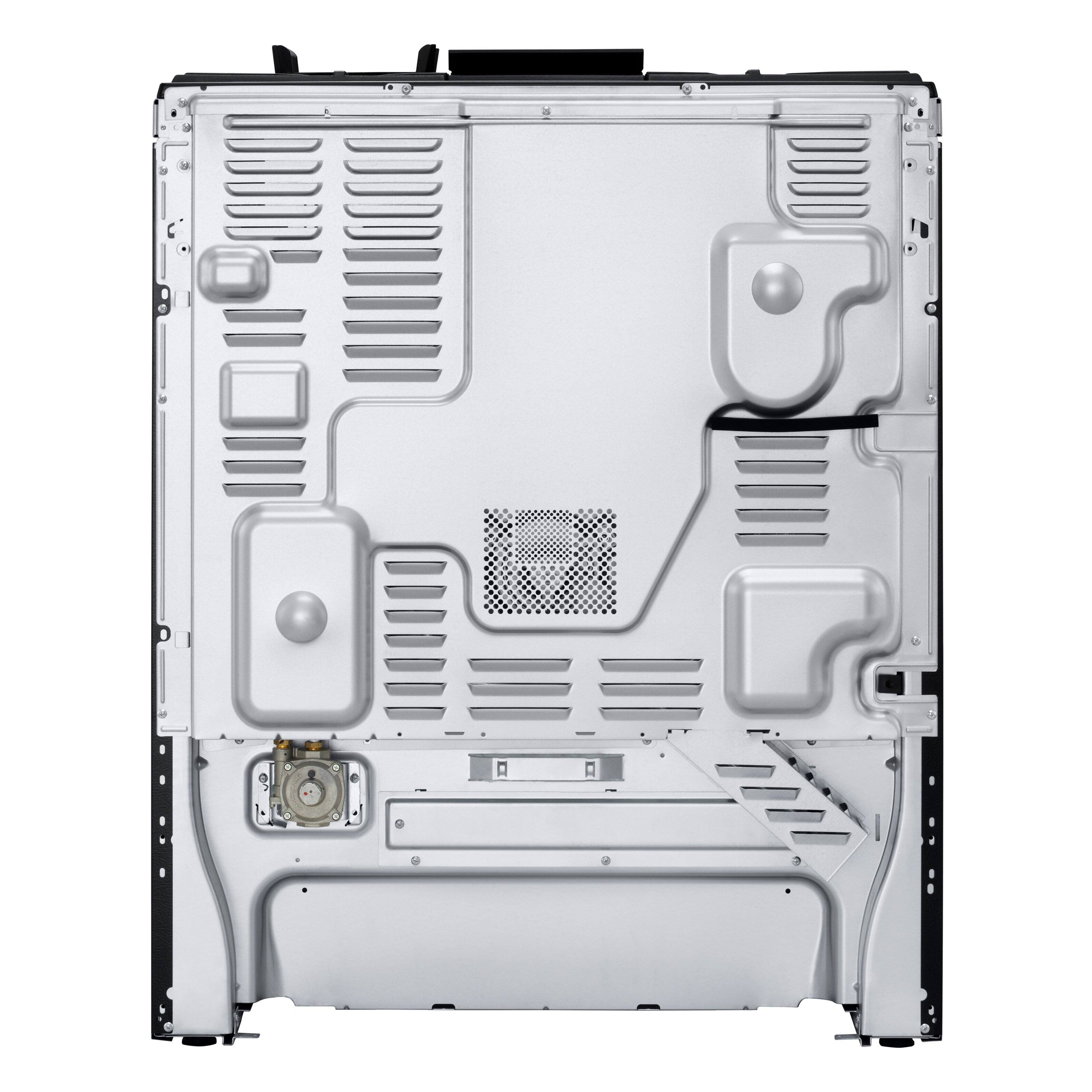 Alt View 24. LG - SIGNATURE 6.3 Cu. Ft. Slide-In Gas True Convection Range with EasyClean, Color LCD Display and Smart AI Gourmet Camera - PrintProof Stainless Steel.