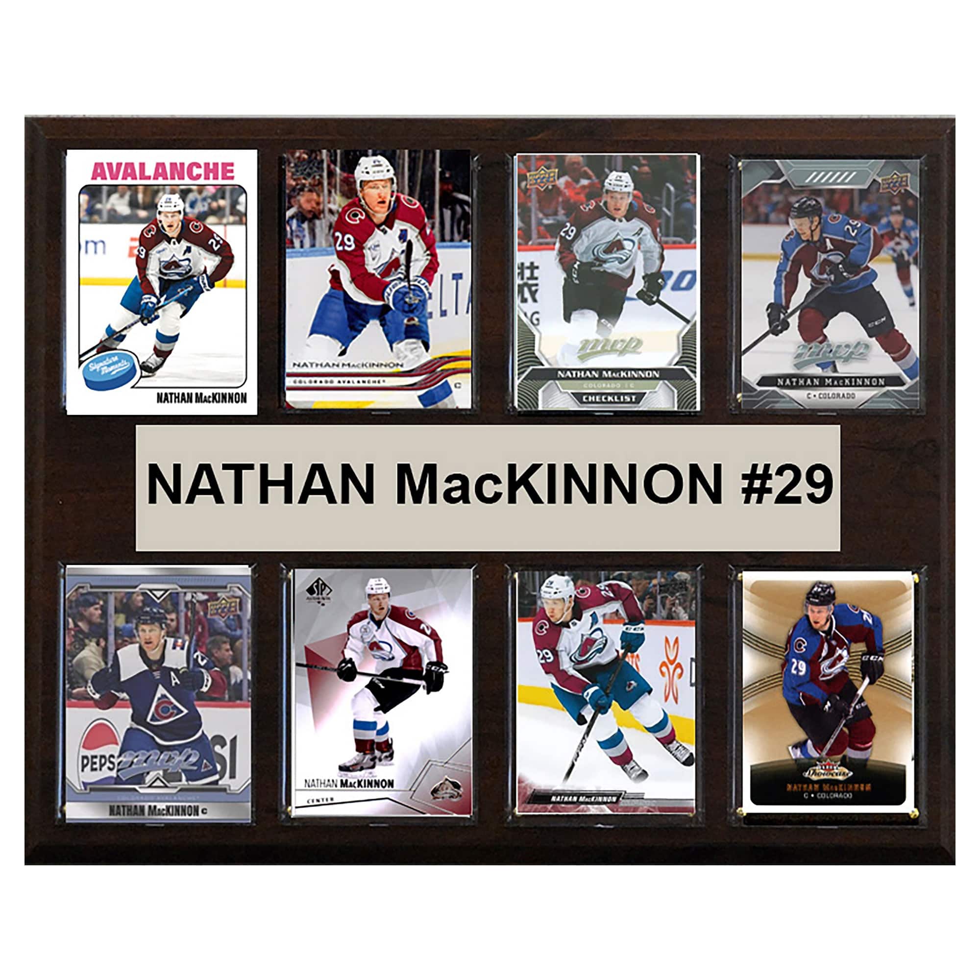 "C&I Collectibles - Nathan MacKinnon Colorado Avalanche 12"" x 15"" Trading Card Plaque - Multicolor" price history on PriceWatchPro