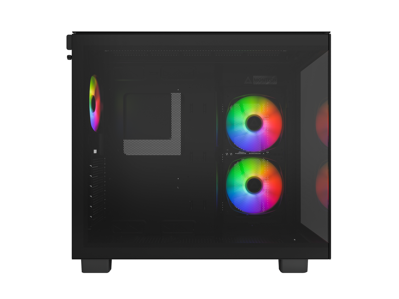Alt View 2. Montech - king 65 pro king 65 pro (b) black atx mid tower computer case - Black.