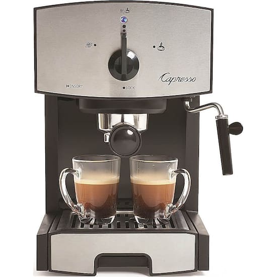 Capresso EC50 Espresso Machine with 15 bars of pressure and Milk