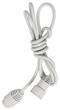 ECOVACS Robotics - 4.9' Extension Cord for Select WINBOT Window Cleaners - Gray - Larger Front