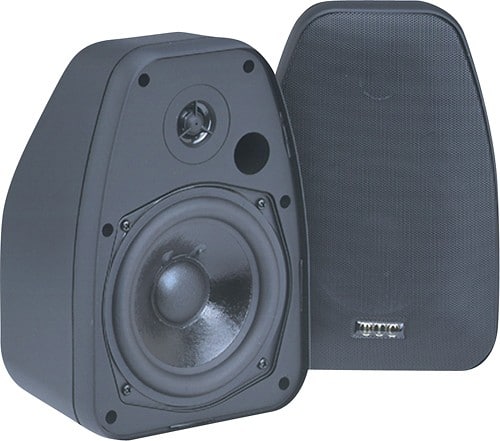 Angle View: Bic America Adatto DV52SI 5.25" Adatto Indoor/Outdoor Speakers (Black)