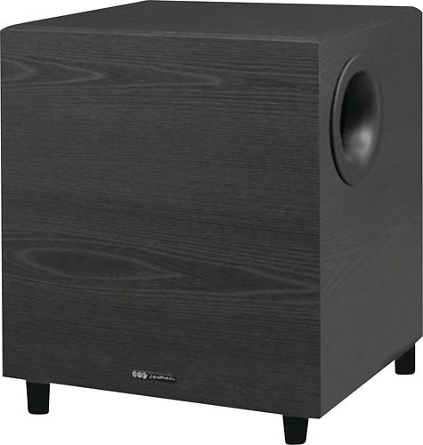 Angle View: Bic America V80 100-watt 8-inch Down-firing ed Subwoofer For Home Theater And Music