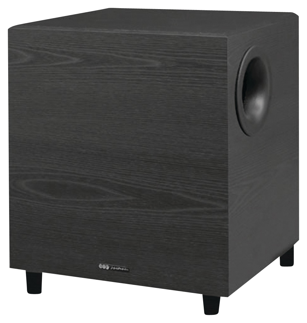 Bic America V80 100-watt 8-inch Down-firing ed Subwoofer For Home Theater And Music