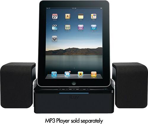 Front Standard. iLuv - Speaker System - Black.