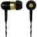 Alt View Standard 20. Woodees - Blues Earbud Headphones - Black Lacquer.