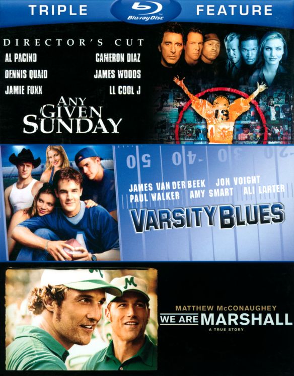  Varsity Blues/Any Given Sunday/We Are Marshall [3 Discs] [Blu-ray]