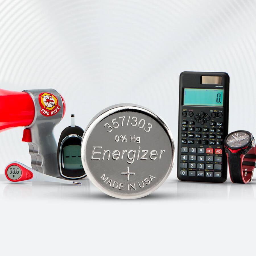 2PC Energizer 357 303 D303, D357, D303/357, GS13, 228, 280-62 Silver Oxide Battery - Made In U.S - Foto 12