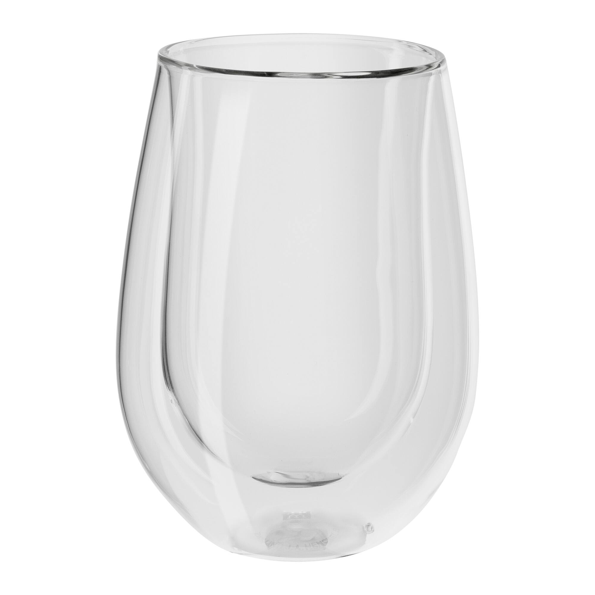 Alt View 1. ZWILLING - ZWILLING Sorrento 2-pc Double-Wall Glass Red Wine Glass Set - Clear.