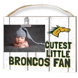 Jardine - SUNY Delhi Broncos 8" x 10" Cutest Little Fan Weathered Team Logo Clip Photo Frame - White