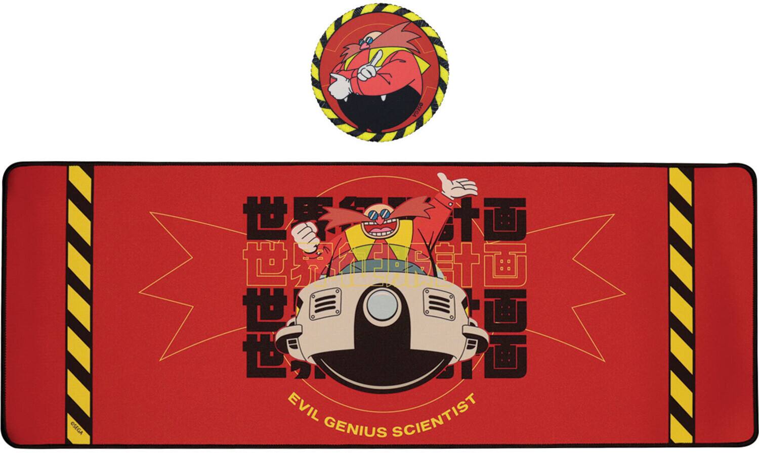 Sonic The Hedgehog - Dr. Eggman Deskpad & Coaster Set - COLLECTIBLES