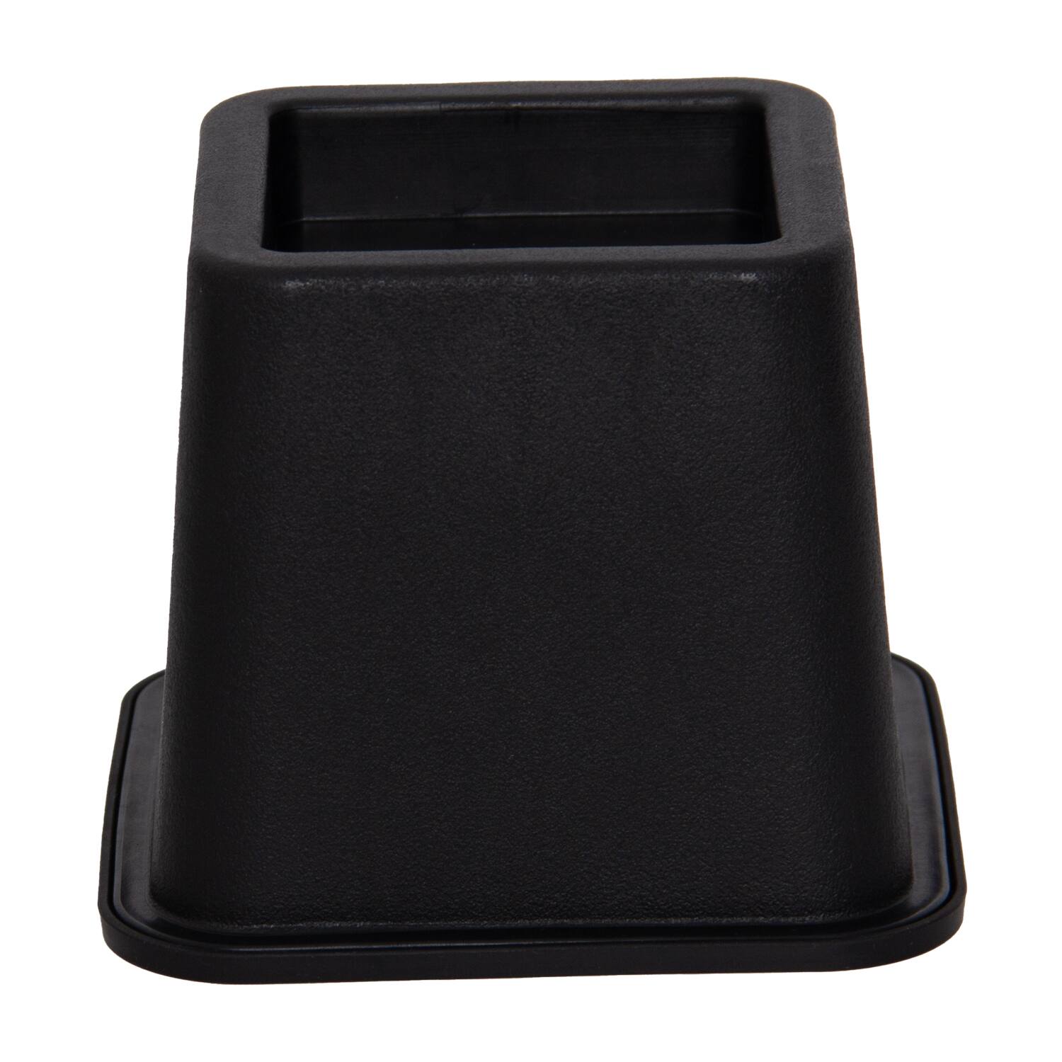 Alt View 2. Kings Brand Furniture - Kings Brand Furniture Adjustable Heavy-Duty Bed Risers Set of 4, Black - Black.