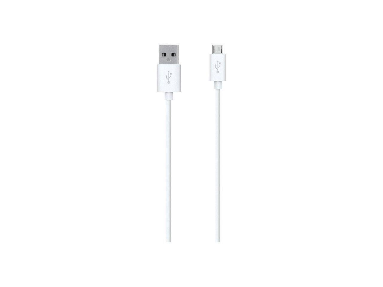 Alt View 5. Belkin - BELKIN F2CU012bt04-WHT White Micro USB Charge/Sync Cable.