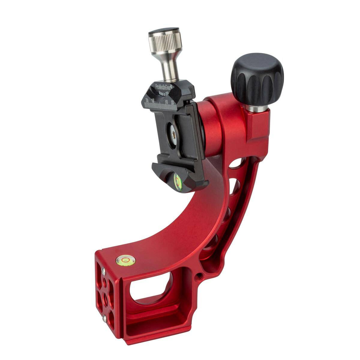 Alt View 1. ProMediaGear - ProMediaGear GT2 Tomahawk Gimbal Attachment for Ball Heads, Red.