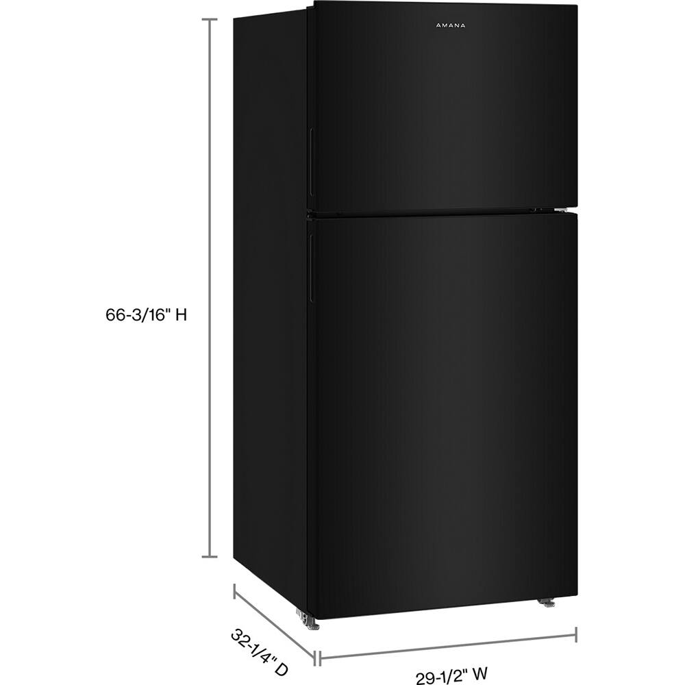 AMANA 66-3/16" H 32-1/4" D 29-1/2" W