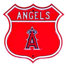 Authentic Street Signs - Los Angeles Angels 16" Route Sign - Multicolor