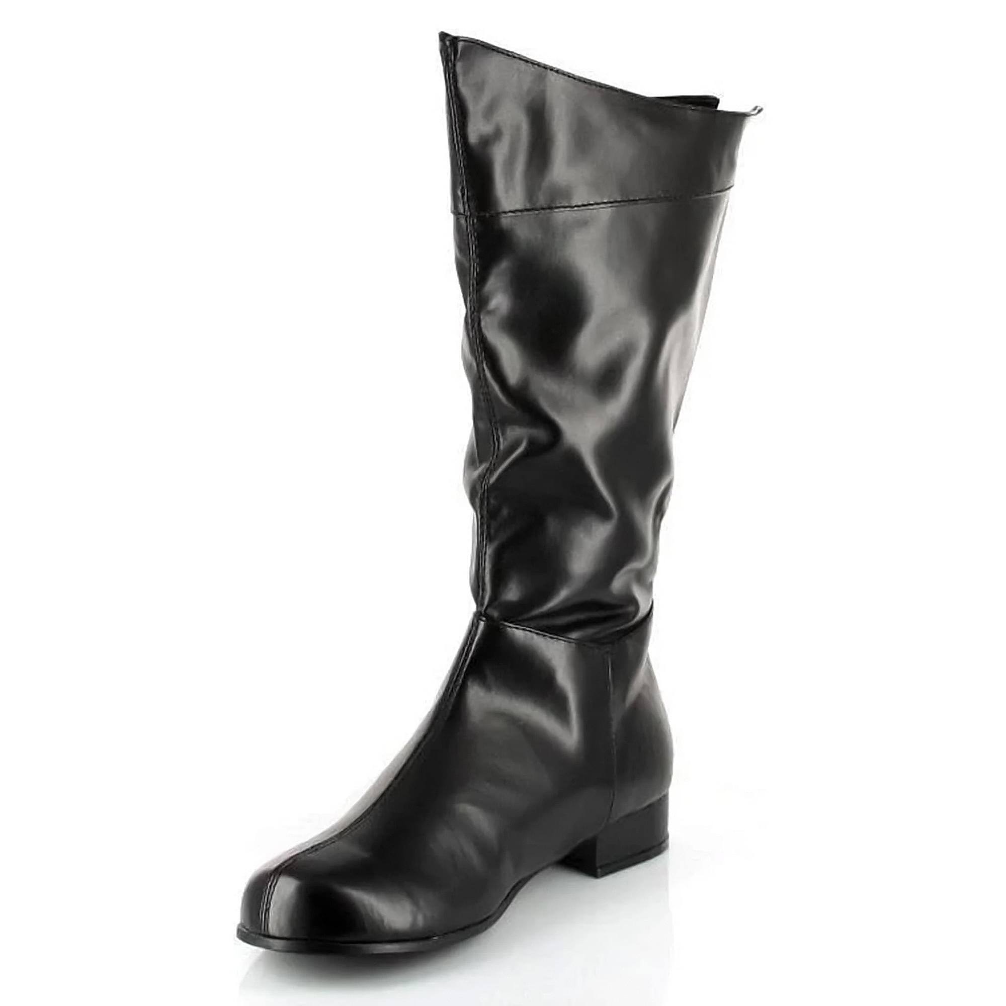 Alt View 10. Ellie Shoes - Black Shazam Superhero Mens Costume Boots Size Large 12-13 - Black.
