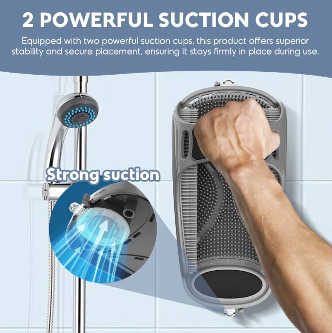 2 POWERFUL SUCTION CUPS

Equipped with two powerful suction cups, this product offers superior stability and secure placement, ensuring it stays firmly in place during use.

Strong suction