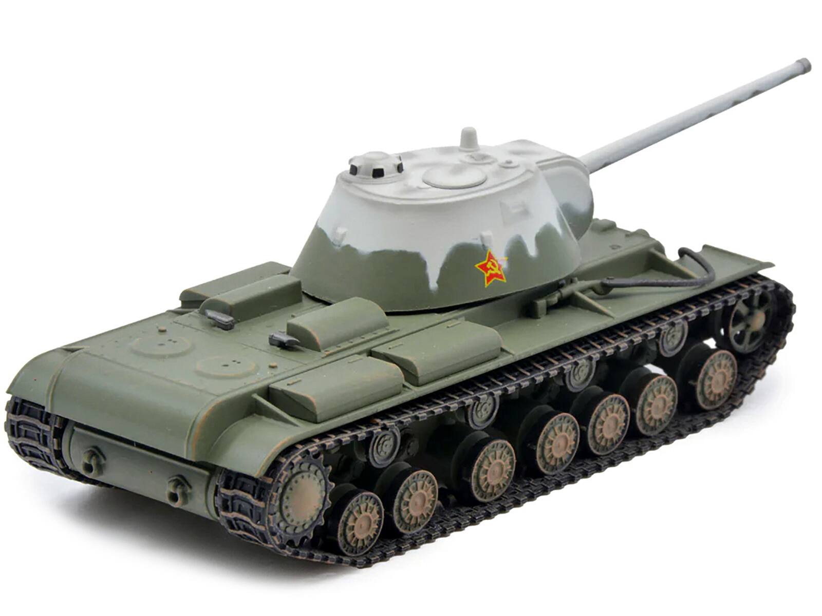 Alt View 1. Panzerkampf - Soviet Kliment Voroshilov KV-3 Heavy Tank Winter Camouflage 1/72 Diecast Model by Panzerkampf.