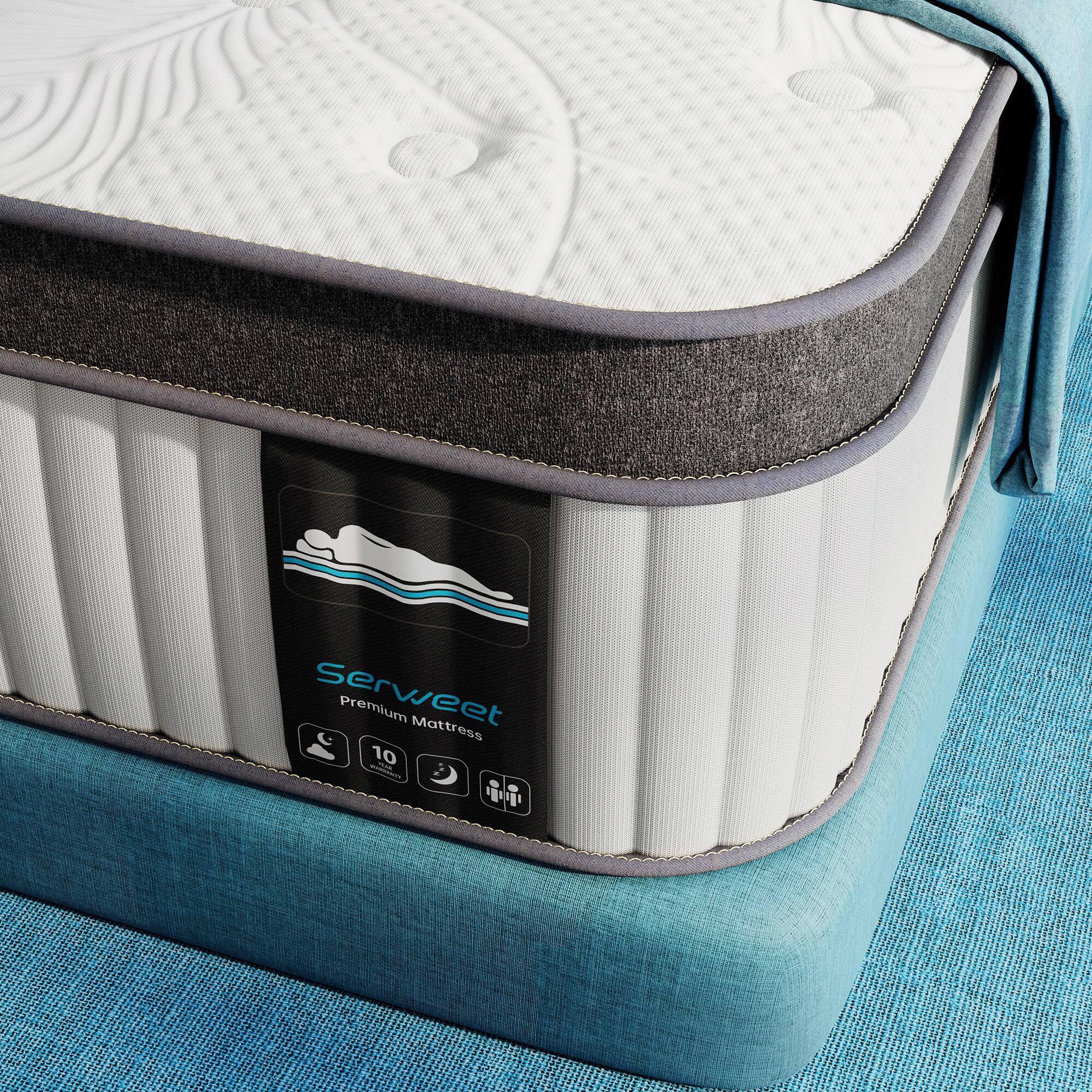 The text on the image is: "Servsweet Premium Mattress 10 - 1".