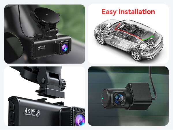 Easy Installation  
4K Ultra HD  
WiFi GPS