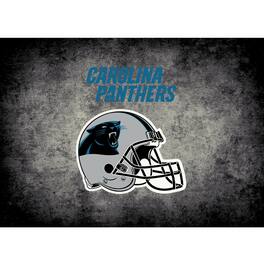 Imperial - Carolina Panthers 3'10" x 5'4" Distressed Rug - Black
